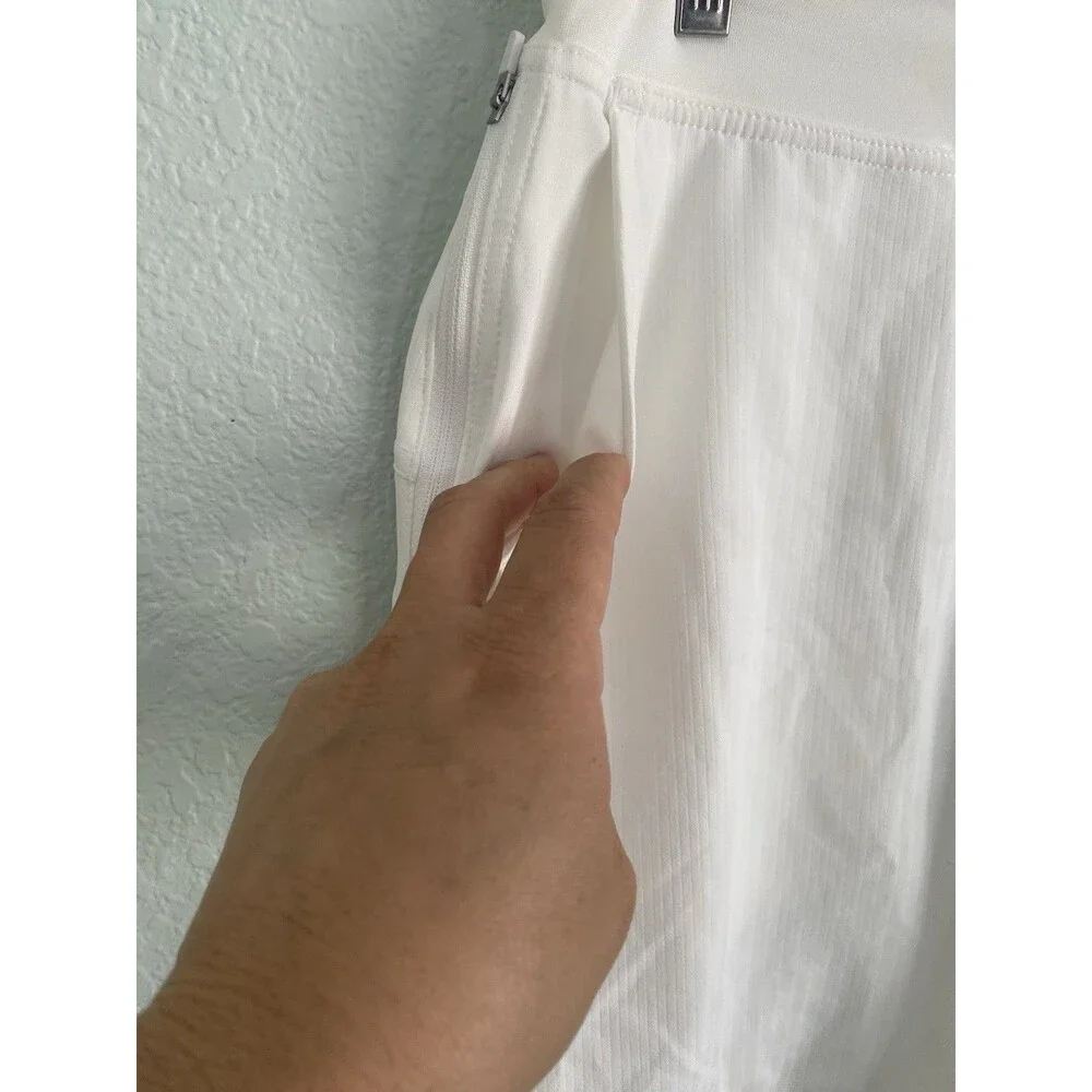 NWT Vorzani Triton Hybrid Athletic Shorts White Men’s Medium Tennis Golf